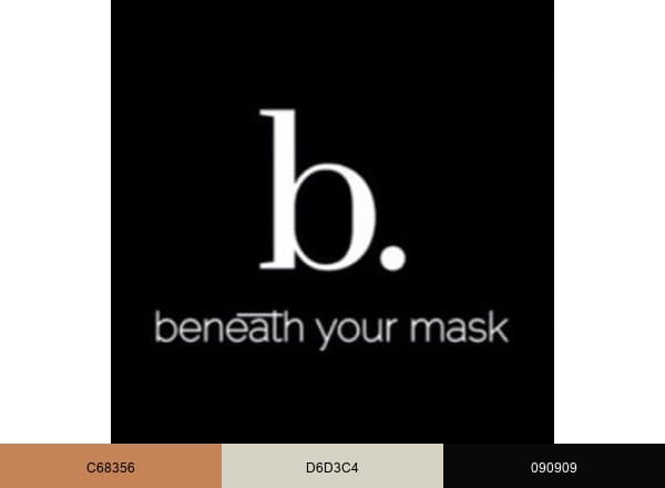 Beneath Your Mask brand color palette