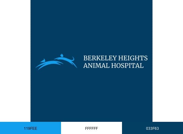 Berkeley Heights Animal Hospital brand color palette