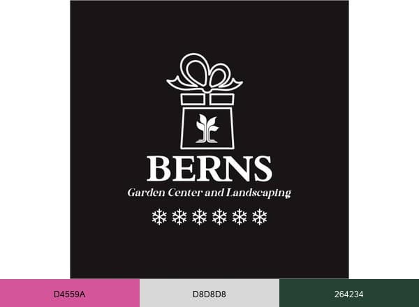Berns Garden Center brand color palette