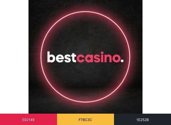 Bestcasino brand color palette