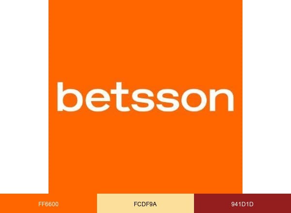 Betsson Chile brand color palette