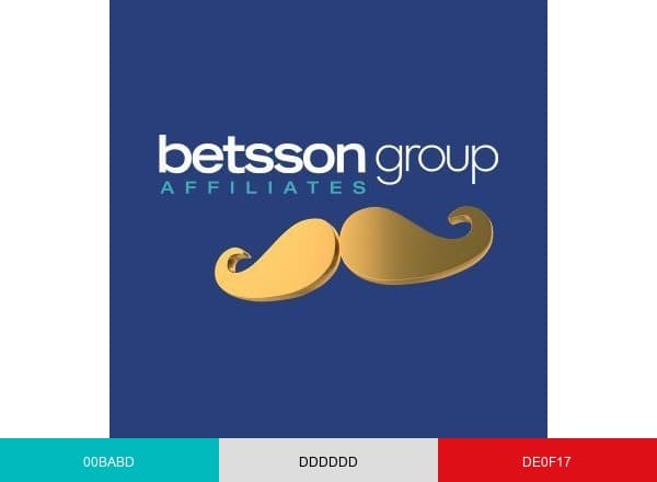 Betsson Group Affiliates brand color palette