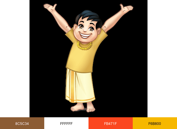 Bhima gold brand color palette