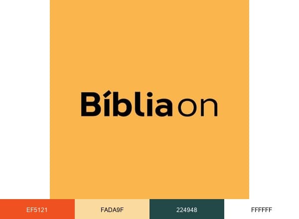BíbliaOn brand color palette