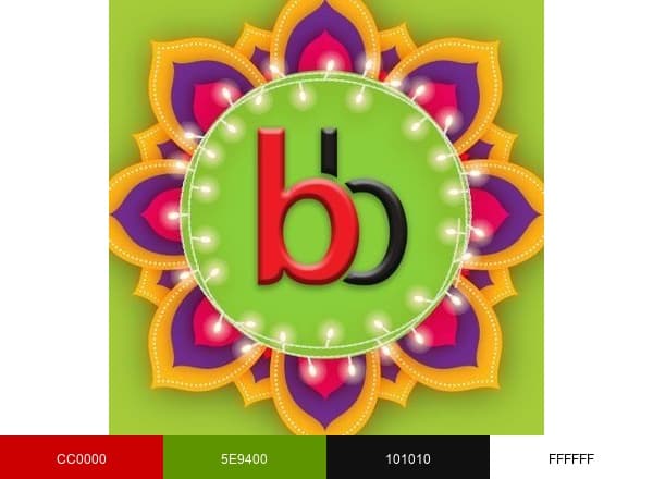 bigbasket.com brand color palette