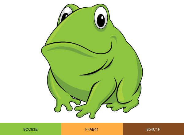 Big Frog Supply brand color palette