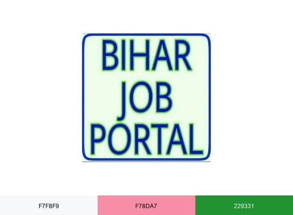 Bihar Job Portal brand color palette