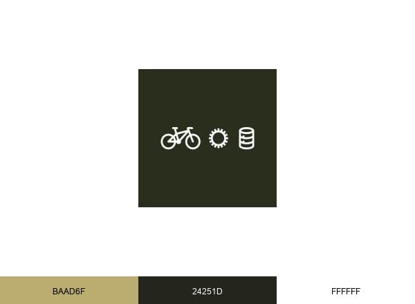 Bike Gear Database brand color palette