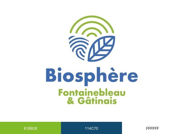 Réserve de Biosphère Fontainebleau-Gâtinais brand color palette