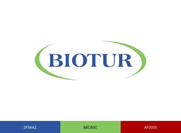 Biotur Romania brand color palette