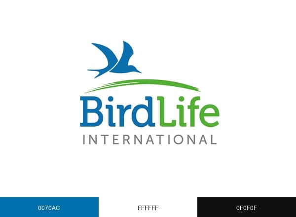 BirdLife International brand color palette