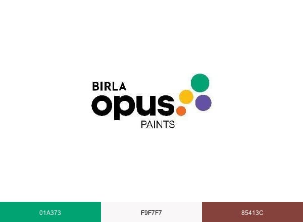 Birla Opus Paints brand color palette