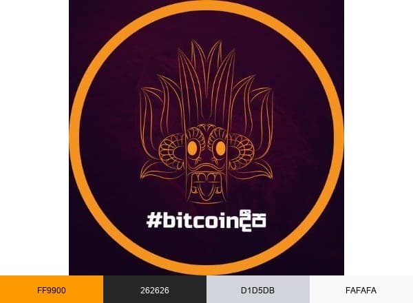 Bitcoindeepa brand color palette