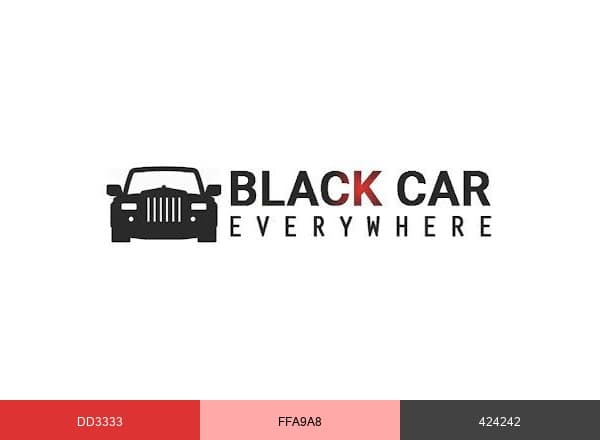 Black Car Everywhere brand color palette