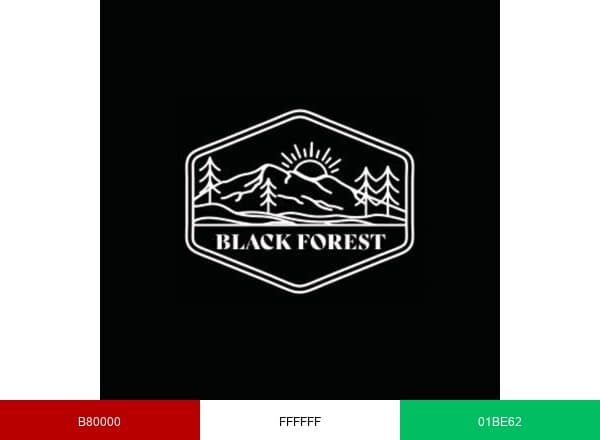 Black Forest brand color palette