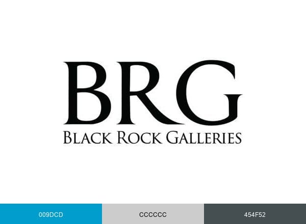 Black Rock Galleries brand color palette