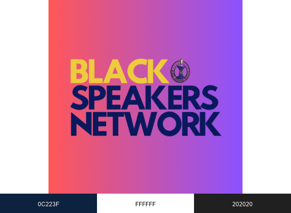 Black Speakers Network brand color palette
