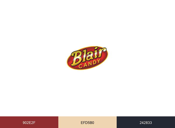 Blair Candy brand color palette