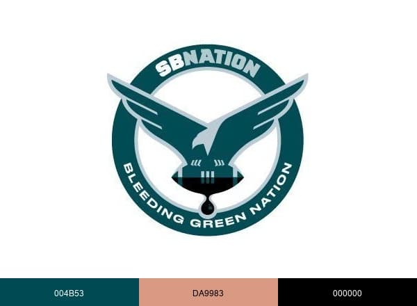 Bleeding Green Nation brand color palette
