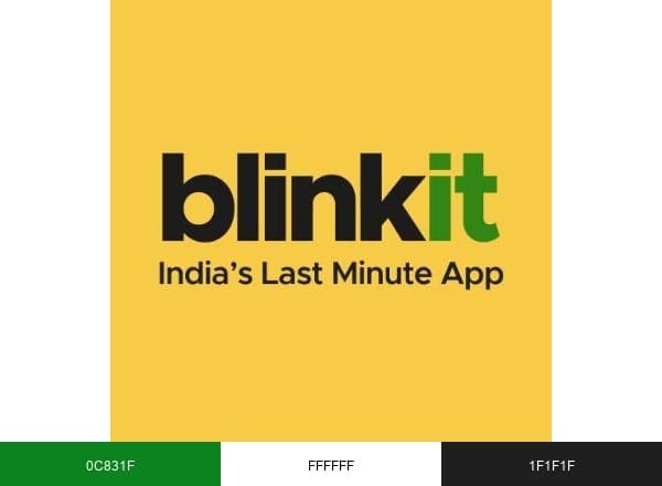 Blinkit brand color palette