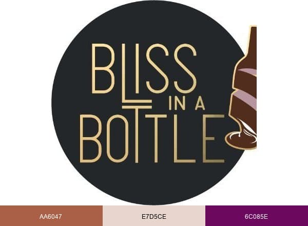 Bliss In A Bottle brand color palette