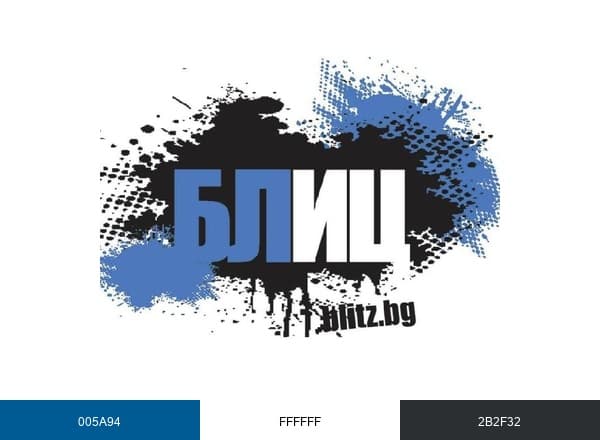 Blitz.bg brand color palette