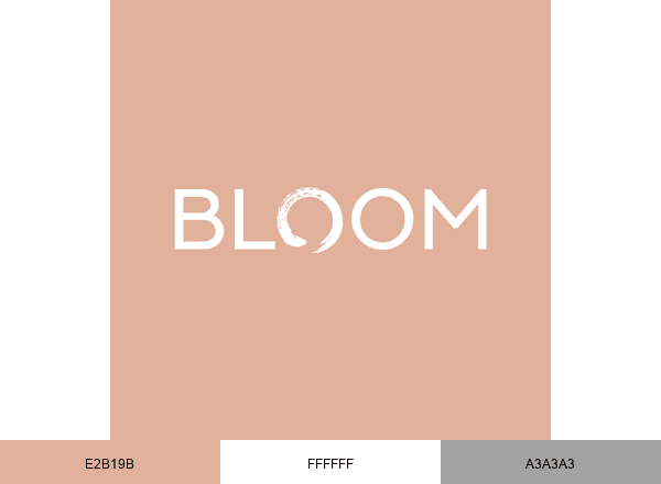 Bloom for Women brand color palette