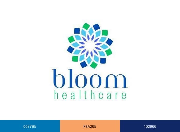 Bloomhealthcare brand color palette