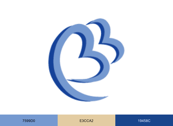 Bluebird Airways brand color palette