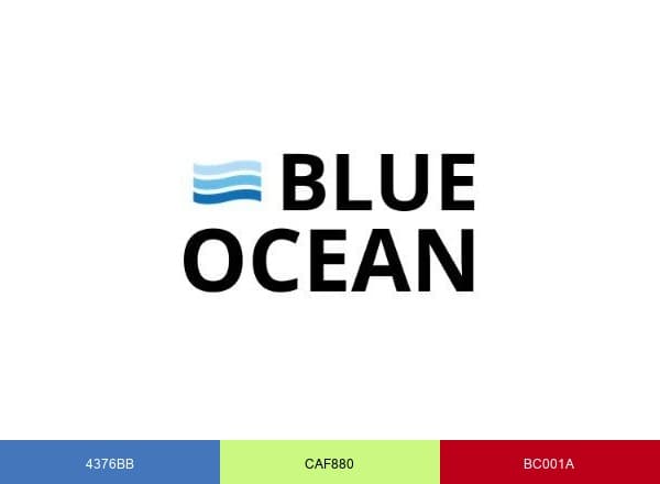 Blue Ocean Strategy brand color palette