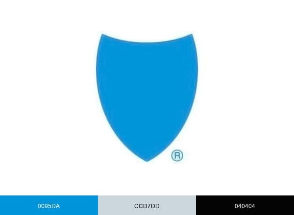 Blue Shield of California brand color palette