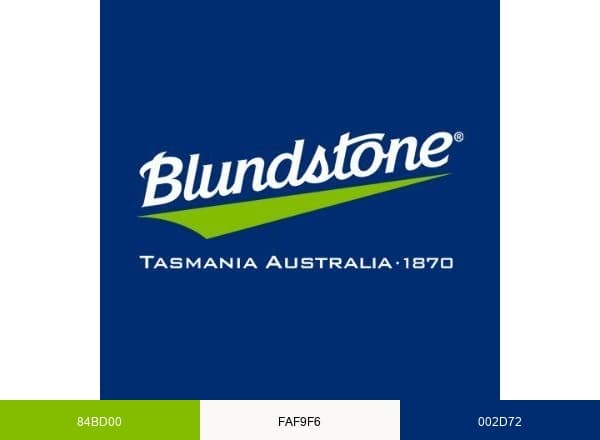 Blundstone USA brand color palette