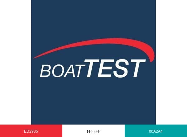Boat tests brand color palette