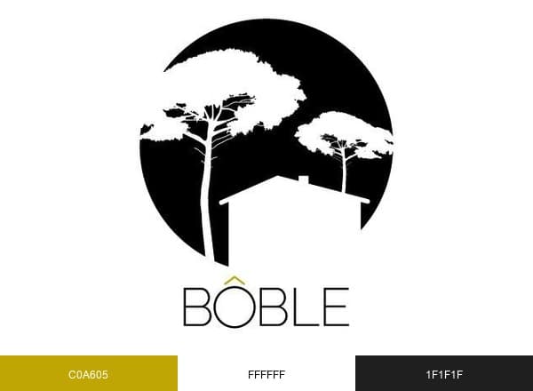 BÔBLE brand color palette