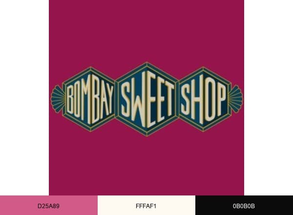 Bombay Sweet Shop brand color palette
