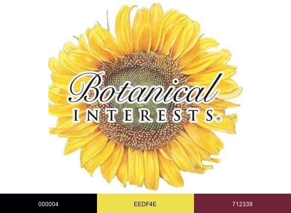 Botanical Interests brand color palette