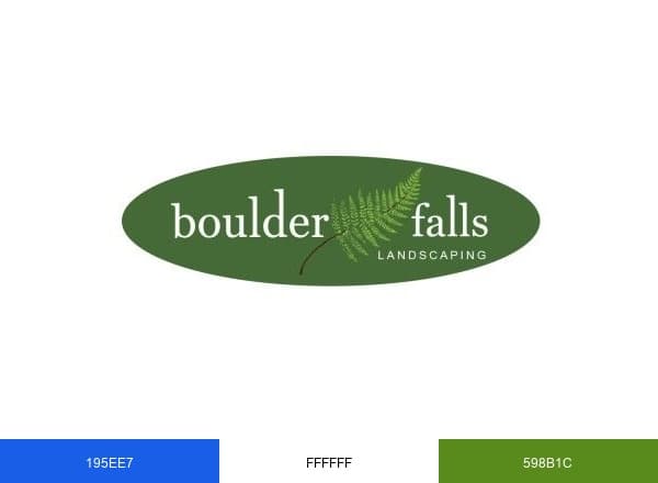 Boulder Falls Landscaping brand color palette