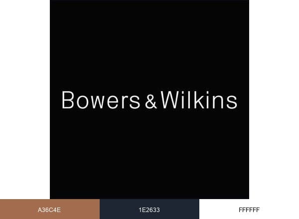 Bowers & Wilkins brand color palette