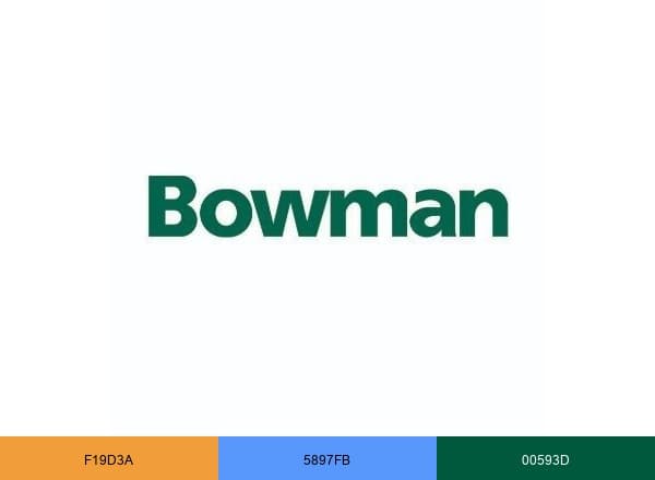 Bowman Consulting brand color palette