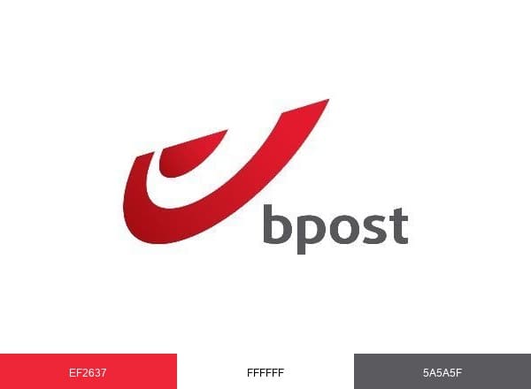 bpost brand color palette