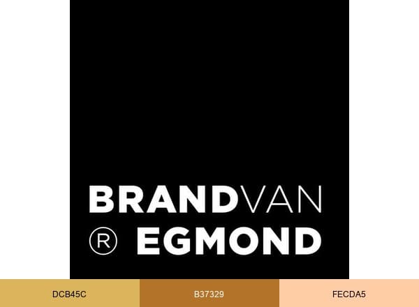 BRAND VAN EGMOND brand color palette