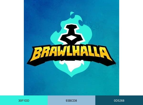 Brawlhalla brand color palette