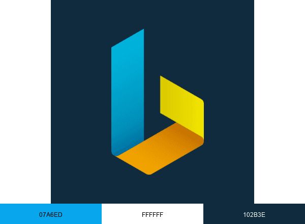 Bright brand color palette