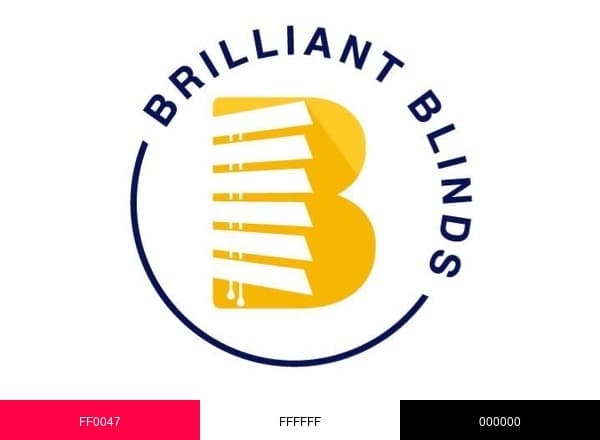 Brilliant Blinds Edmonton brand color palette