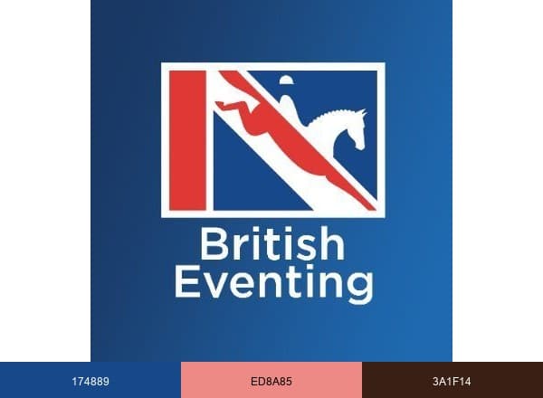 British Eventing brand color palette