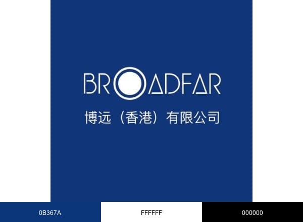 Broad Far brand color palette