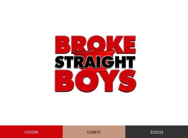 Broke Straight Boys. Gay For Pay brand color palette