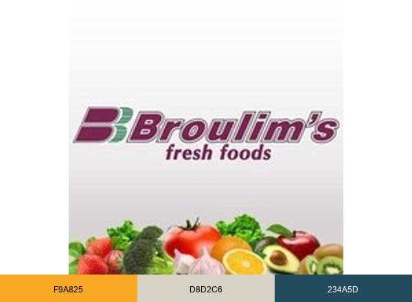 Broulim's brand color palette