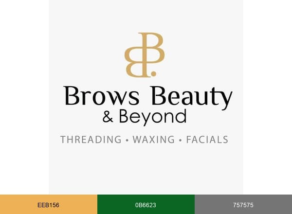 Brows Beauty Beyond brand color palette