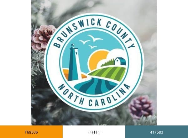 Brunswick County brand color palette
